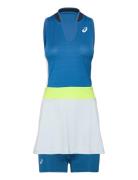 Women Match Dress Sport Short Dress Blue Asics