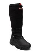 Womens Wanderer Tall Sherpa Snow Boot Shoes Wintershoes Black Hunter