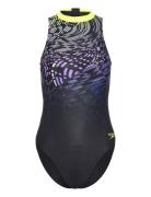 Speedo Womens Printed Hydrasuit Svart