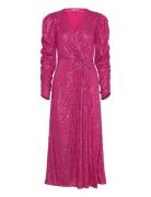Midi Sequins Dress Designers Maxi Dress Pink Stella Nova