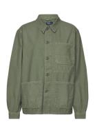 Cotton Chore Jacket Tops Overshirts Green Polo Ralph Lauren