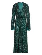 Sequins Midi Slit Dress Designers Maxi Dress Green ROTATE Birger Chris...