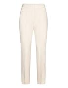 Straight Suit Trousers Bottoms Trousers Slim Fit Trousers Cream Mango