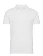 Lindbergh Stretch Polo Shirt S/S Vit