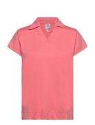 Anzio Cap Polo Shirt Sport T-shirts & Tops Polos Pink Daily Sports