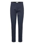 Pant Leisure Cropped Bottoms Trousers Straight Leg Blue Gerry Weber Ed...