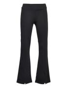 Pkrikke Flared Pant Bottoms Trousers Black Little Pieces