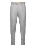 Denz Turn Up Trousers Bottoms Trousers Formal Grey Oscar Jacobson