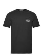 Copenhagen 2011 T-Shirt Tops T-shirts Short-sleeved Black Les Deux