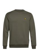 Crew Neck Fly Fleece Sport Sweat-shirts & Hoodies Sweat-shirts Khaki G...