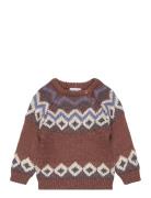 Nbmramlo Ls Knit Tops Knitwear Pullovers Multi/patterned Name It