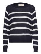 Fqeffie-Pullover Tops Knitwear Jumpers Navy FREE/QUENT