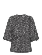 Harperiw Blouse Tops Blouses Long-sleeved Black InWear