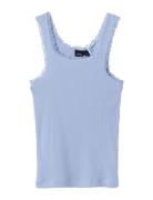 Nlfkab Sl Short Tank S Top Tops T-shirts Sleeveless Blue LMTD