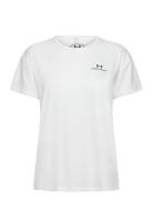 Ua Rush Energy Ss 2.0 Sport T-shirts & Tops Short-sleeved White Under ...