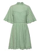 Claire Mini Lace Dress Kort Klänning Green Malina