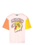 Short Sleeves Tee-Shirt Tops T-shirts Short-sleeved Pink Kenzo
