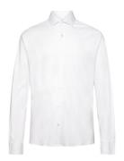 Bs Rice Slim Fit Shirt Tops Shirts Business White Bruun & Stengade