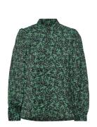 Frankie Shirt Tops Blouses Long-sleeved Green Lollys Laundry