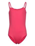 Swimsuit Baddräkt Badkläder Pink Sofie Schnoor Young