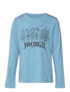M12010657 - T-Shirt Ls Tops T-shirts Long-sleeved T-shirts Blue LEGO K...