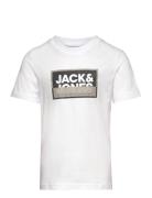Jcologan Tee Ss Crew Neck Ss24 Jnr Tops T-shirts Short-sleeved White J...