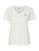 Ihkamille Ss9 Tops T-shirts & Tops Short-sleeved White ICHI