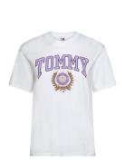 Tjw Rlx Varsity Sport 3 Tee Ext Tops T-shirts & Tops Short-sleeved Whi...