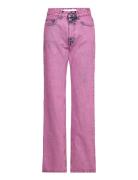 Pants Denim Bottoms Jeans Straight-regular Pink REMAIN Birger Christen...