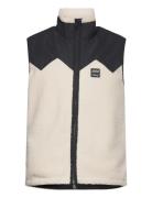 Pile Fleece Vest Sport Sweat-shirts & Hoodies Fleeces & Midlayers Beig...