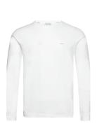 Calvin Klein Stretch Slim Fit Ls T-Shirt Vit