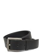 Pcnady Leather Jeans Belt Noos Bälte Black Pieces