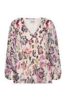Ihelly Ms Tops Blouses Long-sleeved Pink ICHI