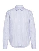 GANT Reg Classic Poplin Striped Shirt Blå