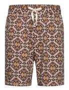 Les Deux Hendrix Aop Shorts Beige