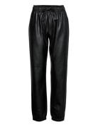 Marie Trousers Bottoms Trousers Leather Leggings-Byxor Black DESIGNERS...