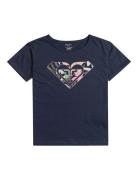 Day And Night A Tops T-shirts Short-sleeved Navy Roxy
