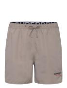 Superdry Sportswear Emb 15 Swim Short Beige