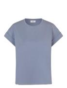 Brazilmd Short T-Shirt Tops T-shirts & Tops Short-sleeved Blue Modströ...