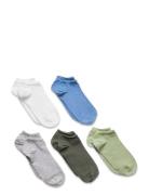 Lindex Ankle Sock 5 P Bb Solid Multi/patterned