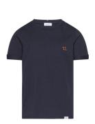 Nørregaard T-Shirt Kids Tops T-shirts Short-sleeved Navy Les Deux