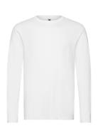 Mel Long Sleeve Gots Tops T-shirts Long-sleeved White Double A By Wood...