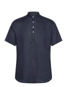 Bruun & Stengade Bs Hobart Casual Modern Fit Shirt Marinblå