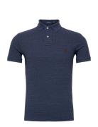 Polo Ralph Lauren Slim Fit Mesh Polo Shirt Blå