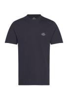 Cotton Jersey Frode Emb Logo Tee Tops T-shirts Short-sleeved Navy Mads...