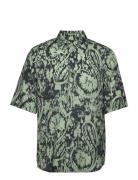 Wiki Print Shirt Designers Shirts Short-sleeved Green HOLZWEILER