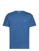 T-Shirt Tops T-shirts Short-sleeved Blue United Colors Of Benetton