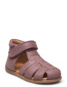 Starters™ Velcro Sandal Shoes Summer Shoes Sandals Purple Pom Pom