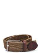 Marstrand Accessories Belts Braided Belt Brown Saddler