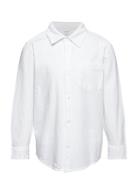 Shirt Preppy Oxford Tops Shirts Long-sleeved Shirts White Lindex